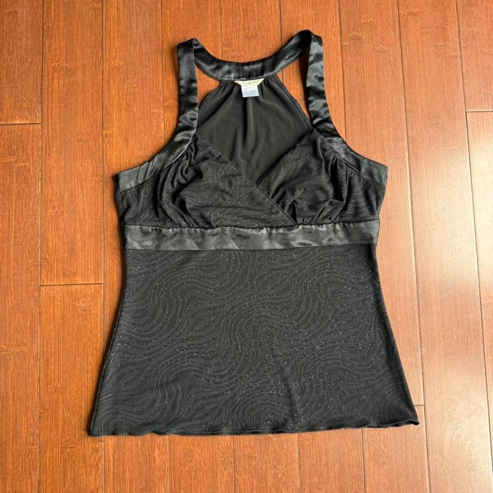 Vintage Y2K Black‎ Babydoll Tank